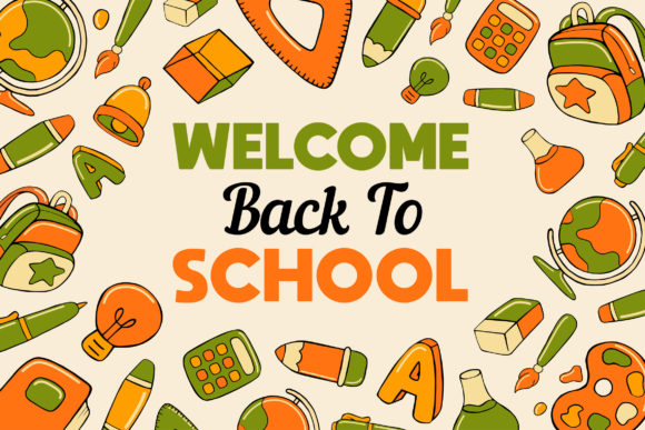 Back to School Background 01: A Versatile Design Resource for Educators and Creators