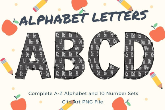 Back to School Doodle Alphabet Chalk: A Creative Solution for Designers and Educators