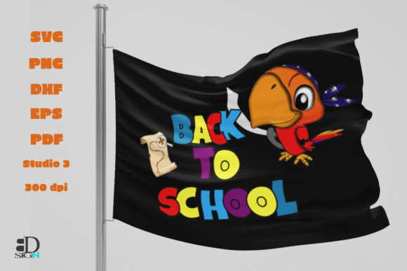 Back to School Pirate Parrot SVG: A Creative Resource for Every Project