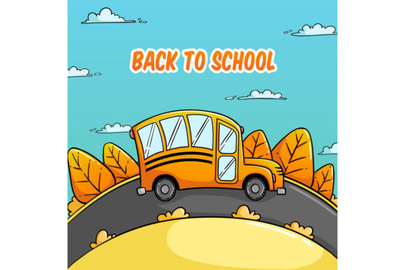Back to School with Bus School Vector: A Creative Resource for Designers and Educators