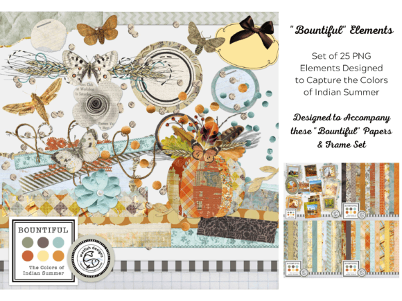 Bountiful Element Set: A Must-Have for Autumn-Themed Creative Projects